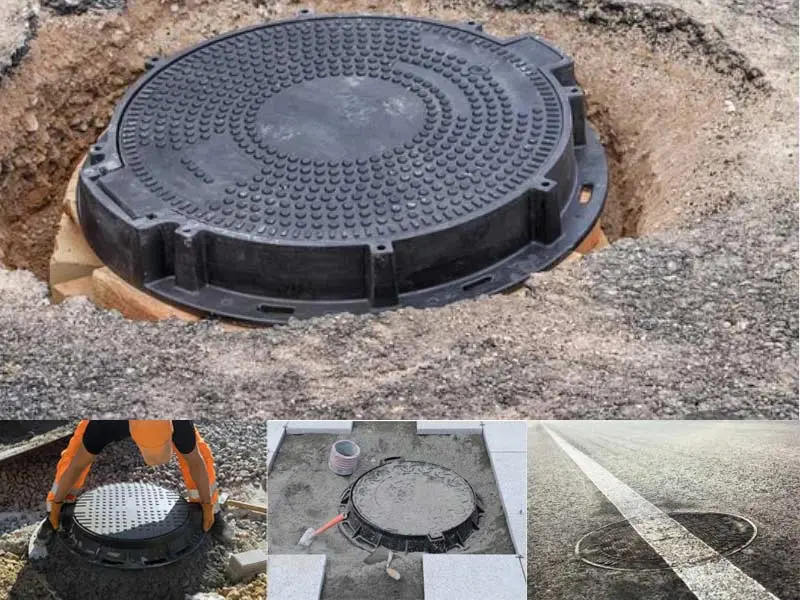 D400 round manhole cover